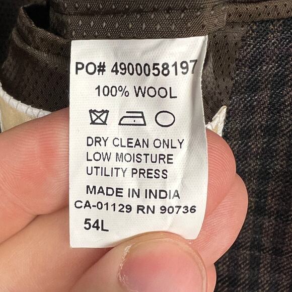 Michael Kors Mens 54L Wool Academia Preppy Old Money Career Sport Coat Jacket - Picture 9 of 14